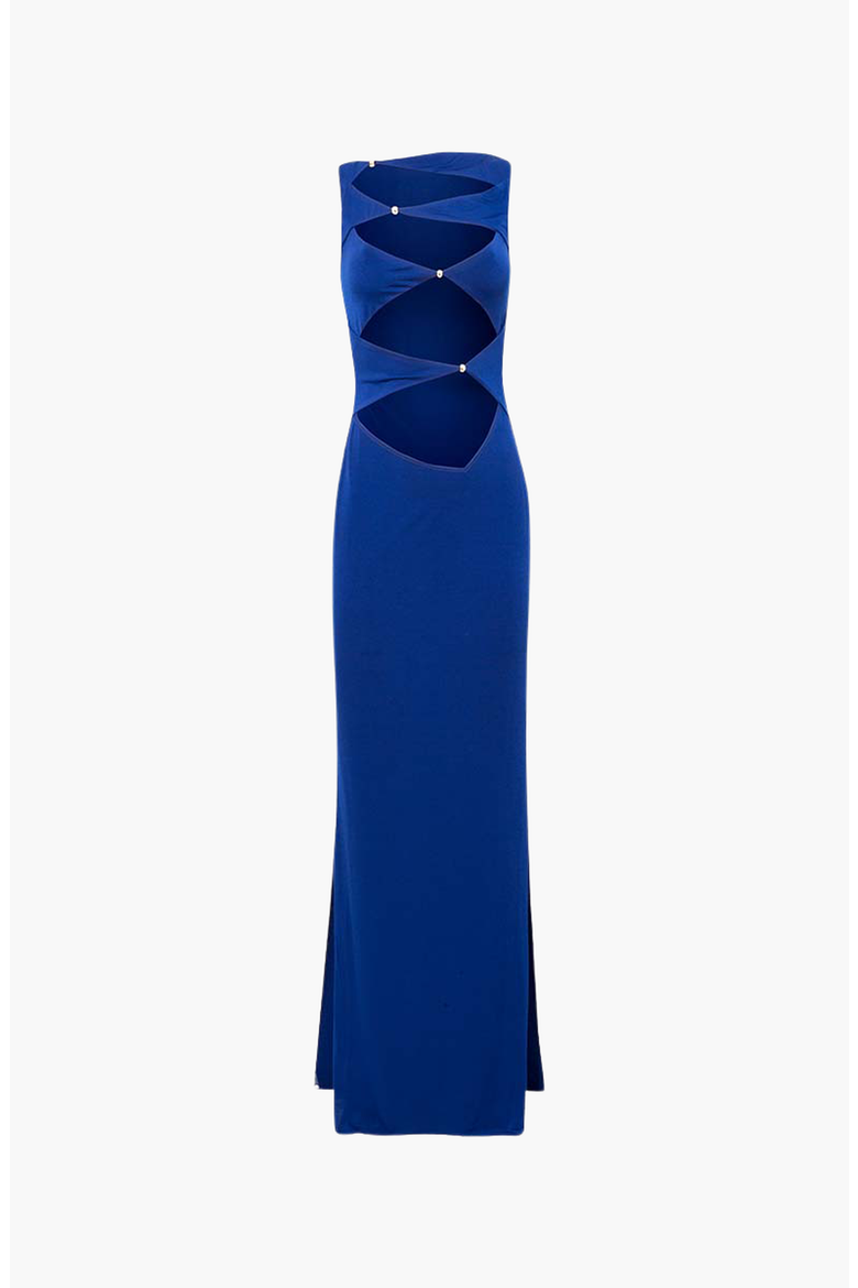 GODDESS DRESS, Alternate, color, Navy Blue