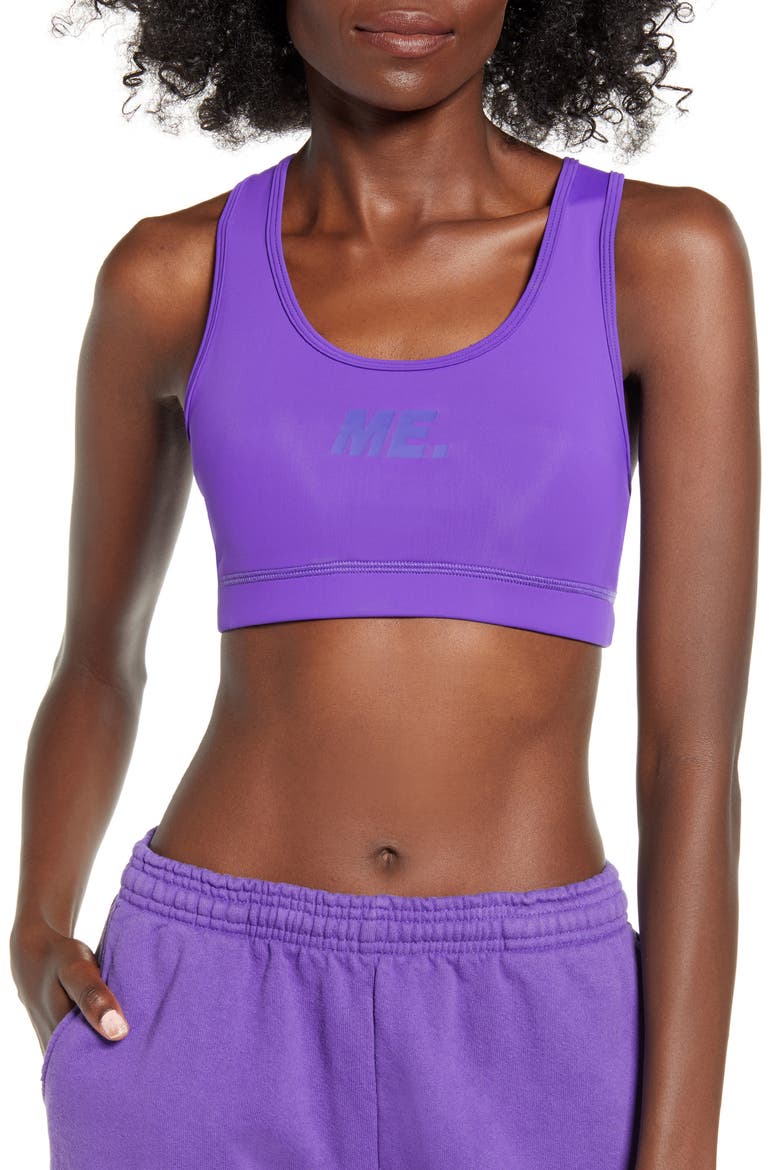 ME. Sports Bra, Main, color, GRAPE