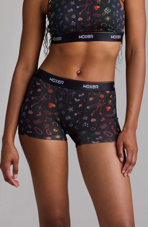 Woxer Star Candy Boxer Briefs In Multi