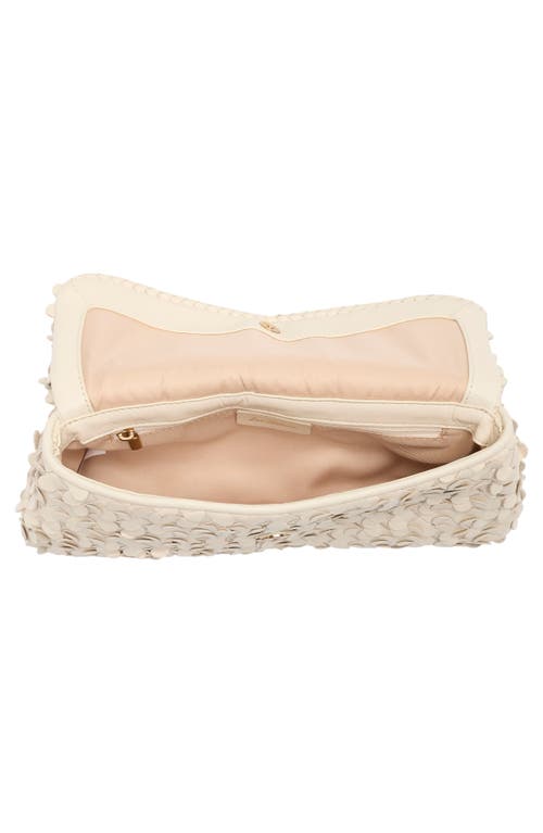 Sam Edelman Bianka Woven Leather East/west Clutch In White