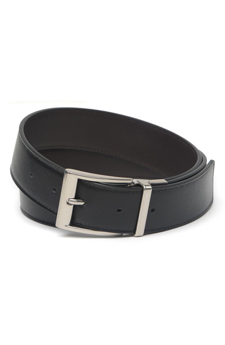 Bottega Veneta Smooth Leather Belt, Main, color, 