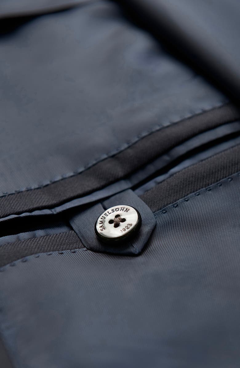 Samuelsohn Navy Wool Blazer, Alternate, color,