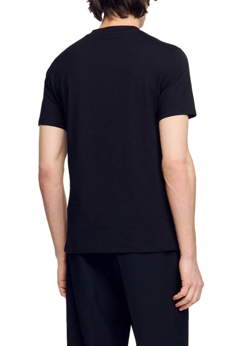 Logo Cotton T-Shirt, Alternate, color, BLACK