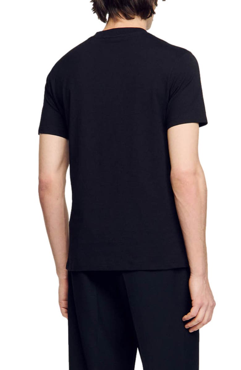 SANDRO Logo Cotton T-Shirt, Alternate, color, 