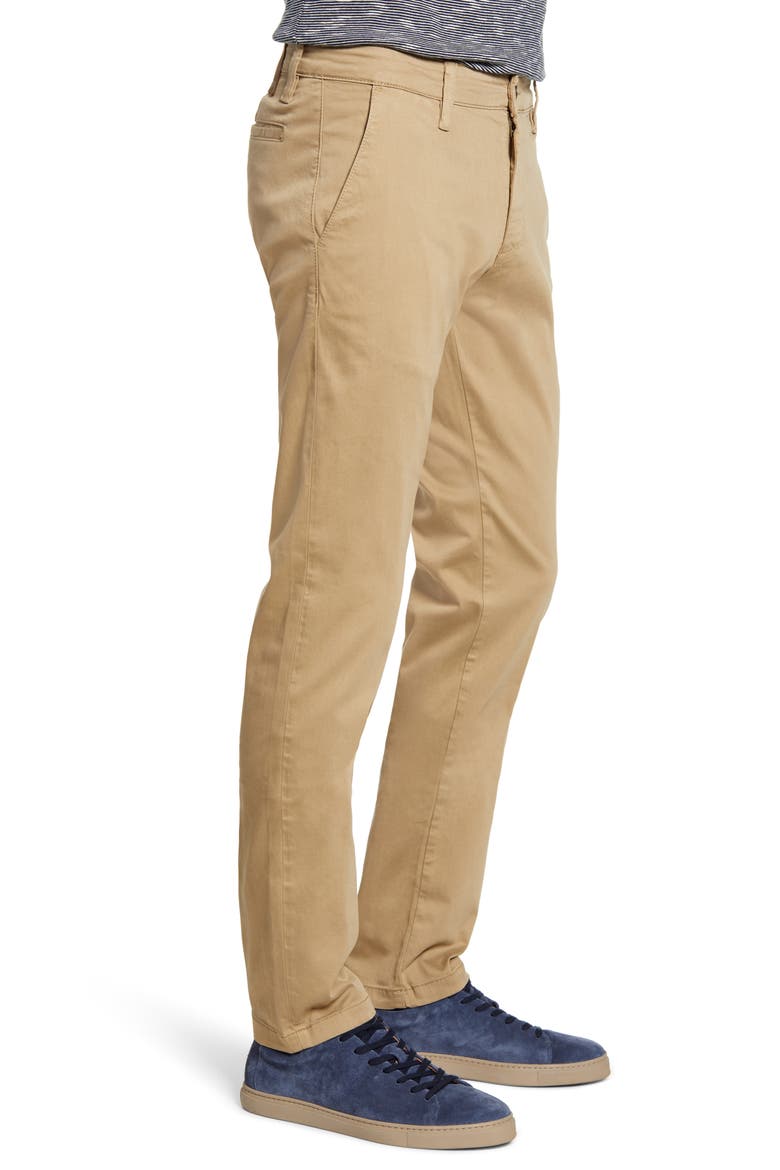 Johnny Slim Fit Twill Chino Pants, Alternate, color, BRITISH KHAKI TWILL