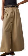 Faherty Seafarer Organic Cotton Chino Maxi Skirt
