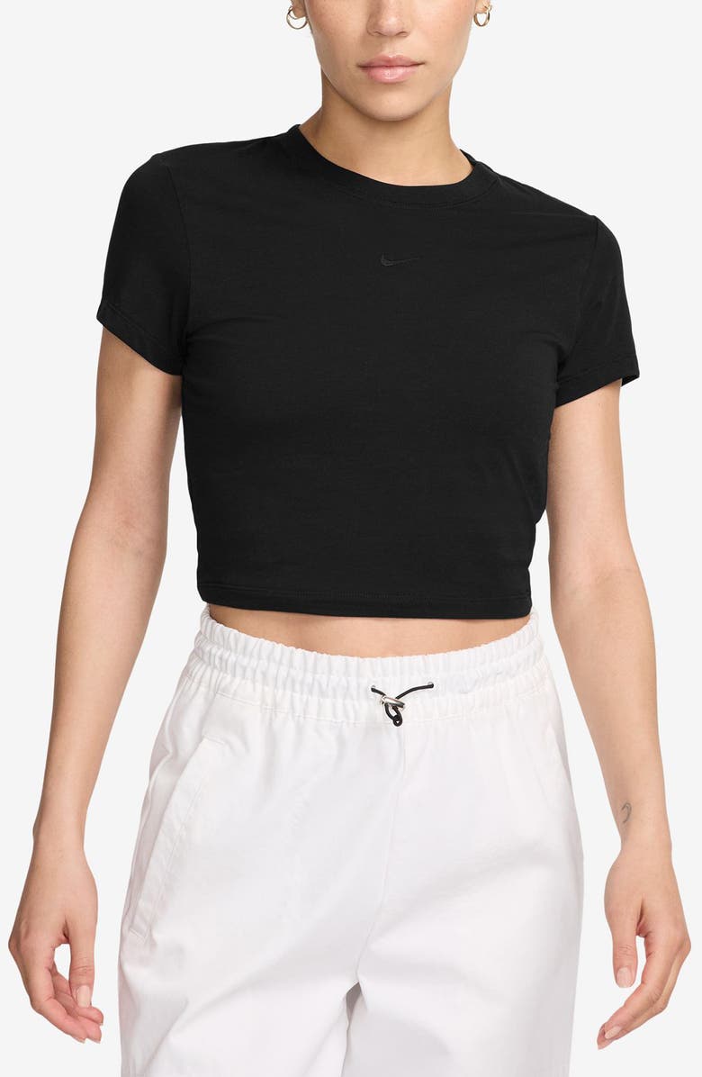Nike Sportswear Chill Knit Crop Top, Main, color, 