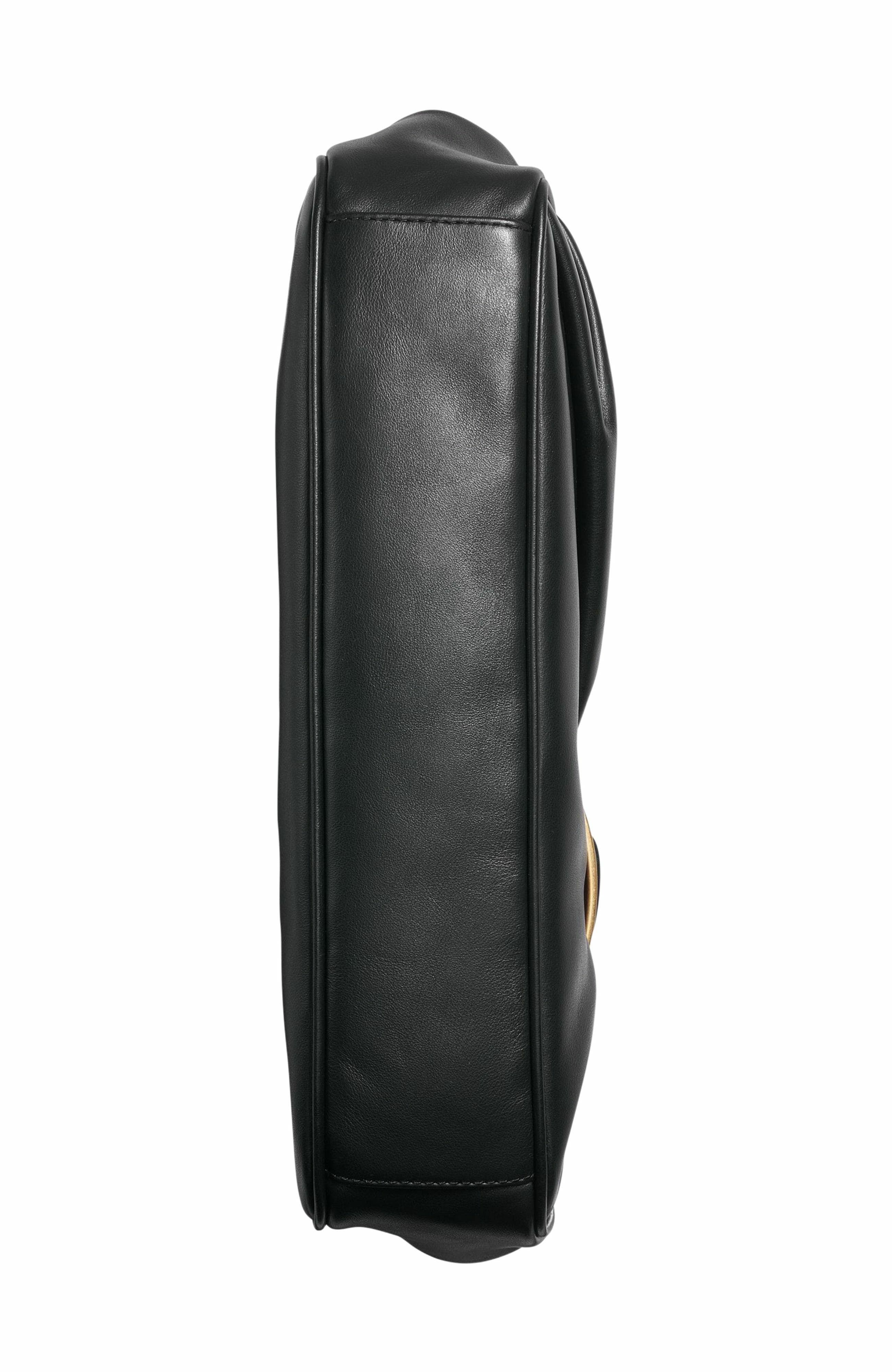 Donna Karan New York Bella Clutch, Alternate, color, Black/Gold