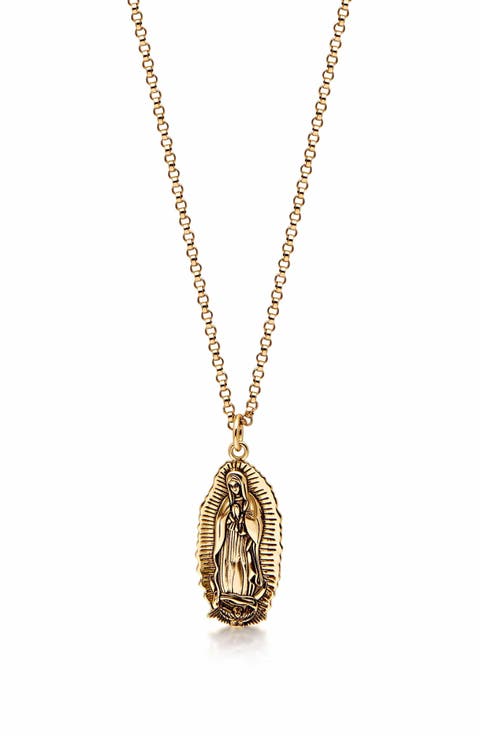 Our Lady Of Guadalupe Pendant Necklace