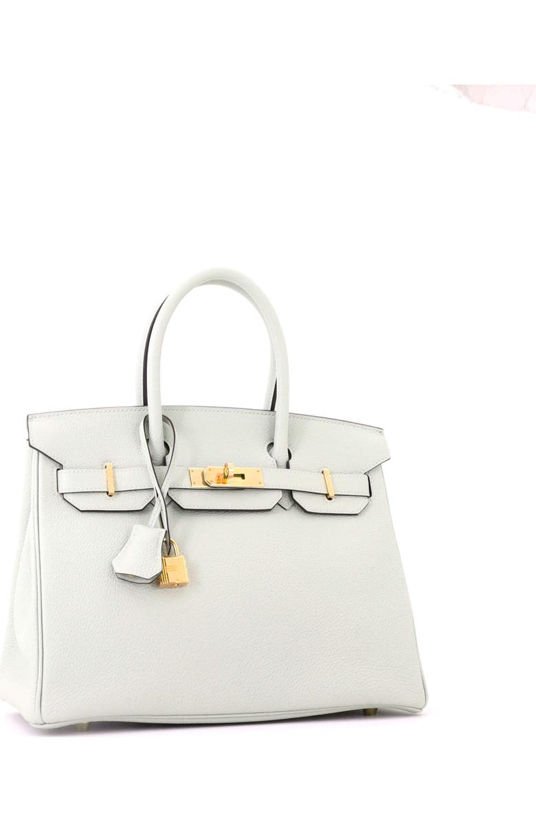 Pre-Owned Hermes Birkin Handbag Grey Togo with Gold Hardware 30, Alternate, color, Gris Neve