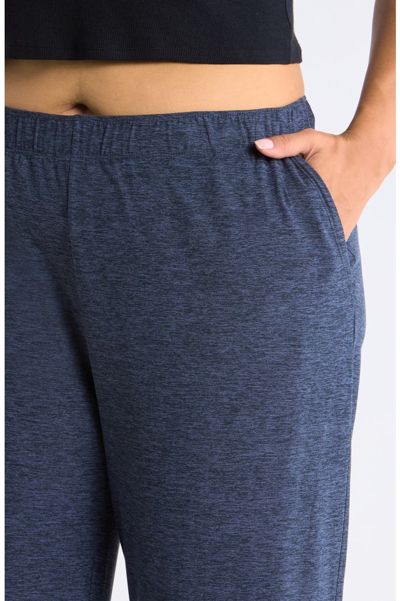 Restore Soft Straight Leg Pull-On Pants, Alternate, color, NAVY ARMADA MELANGE