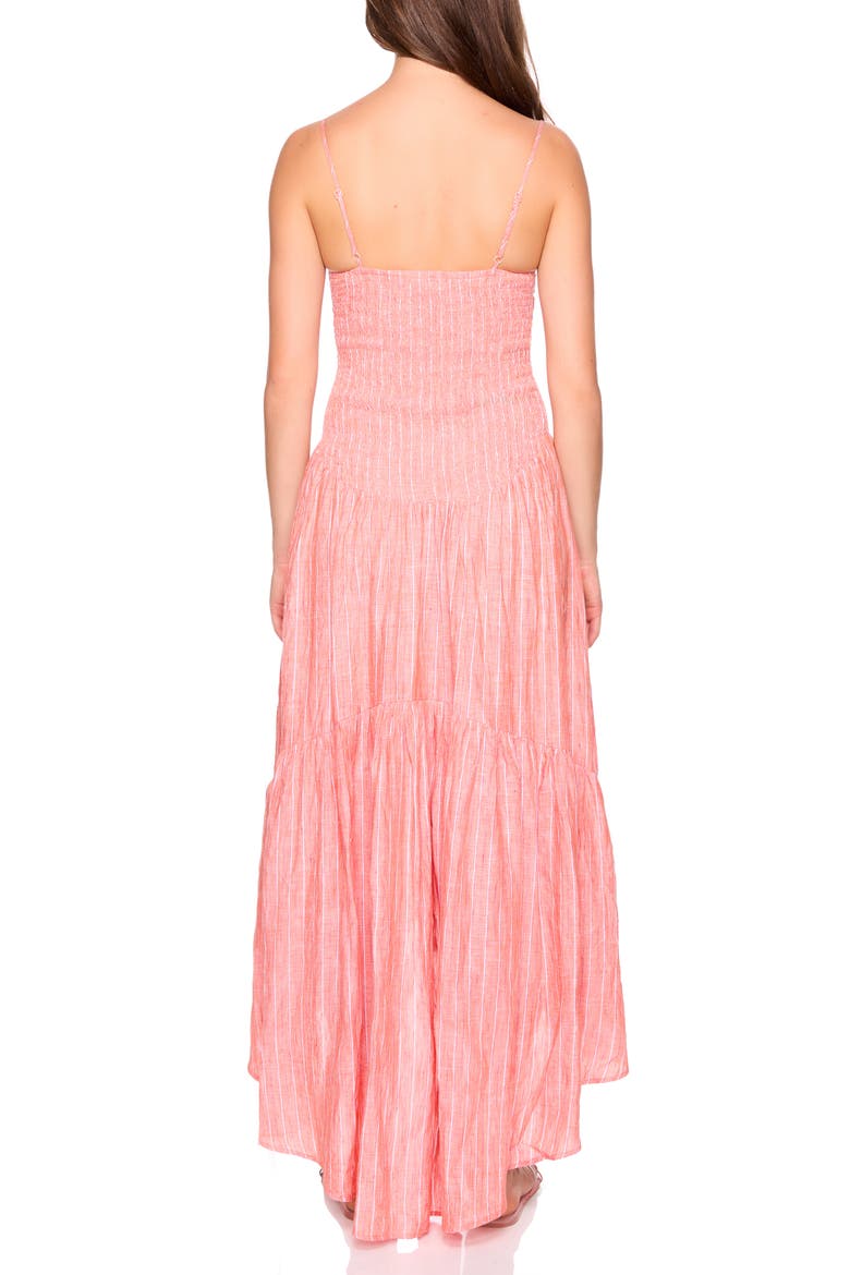 Drop Waist High-Low Maxi Dress, Alternate, color, EXTRA
