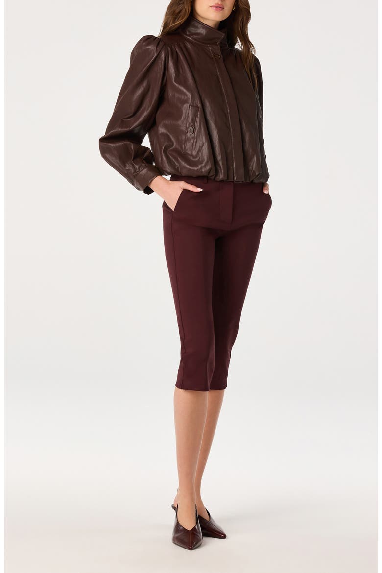 Cardin Capril Pants, Alternate, color, WINE