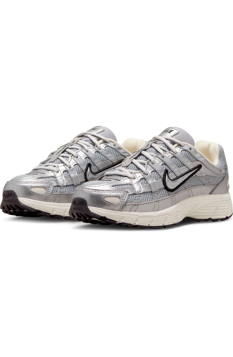 Nike P-6000 Sneaker, Main, color, Metallic Silver/ Black
