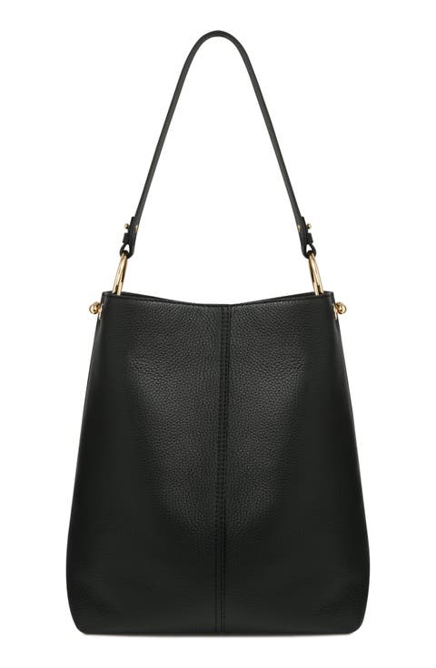 Large Lana Leather Hobo Bag