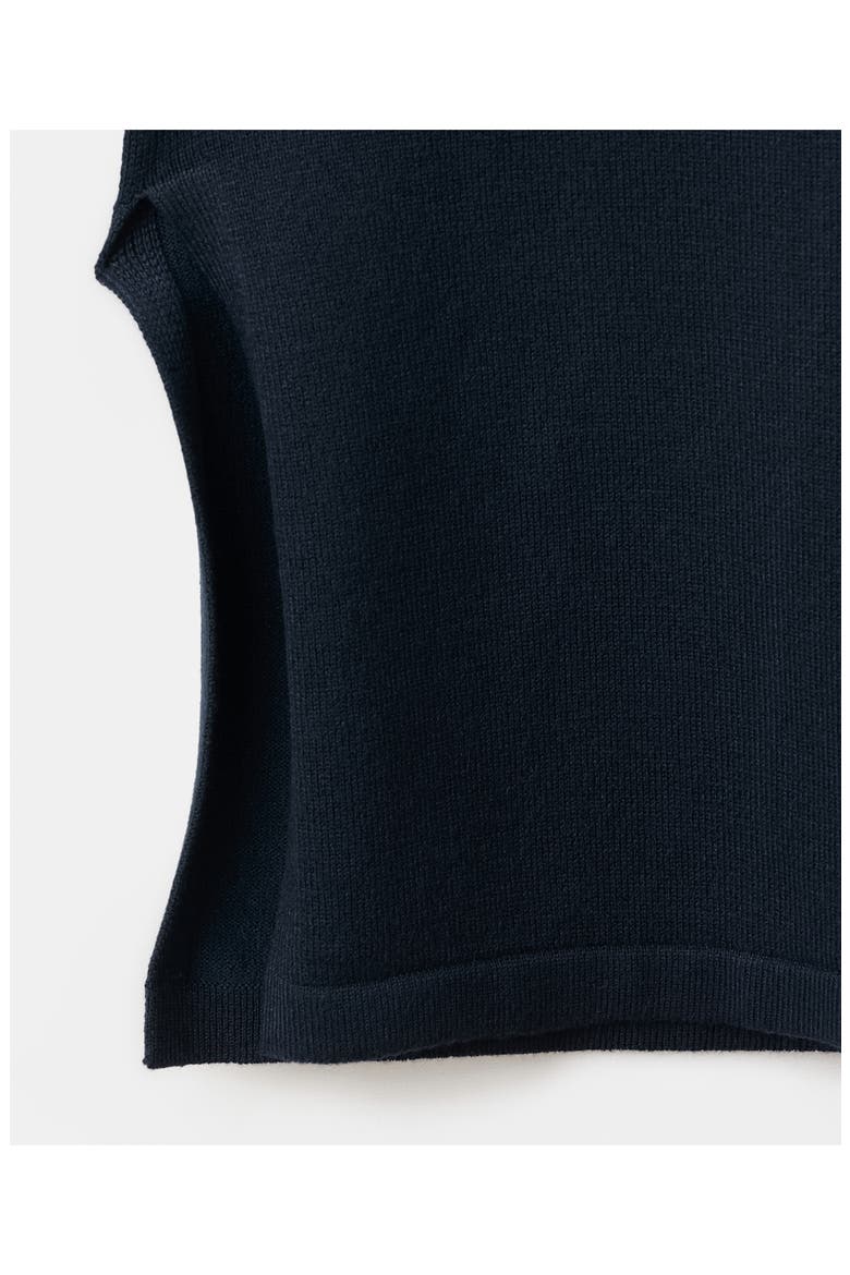 Split Hem Pull-On Straight Leg Knit Pants, Alternate, color, DARK NAVY
