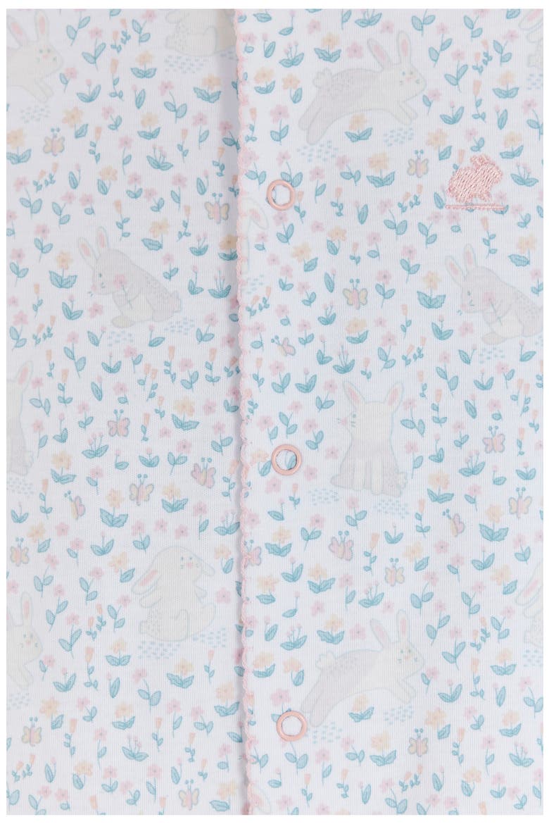 Caramel Front-Snap Footie for Infant, Alternate, color, FULL-PRINT
