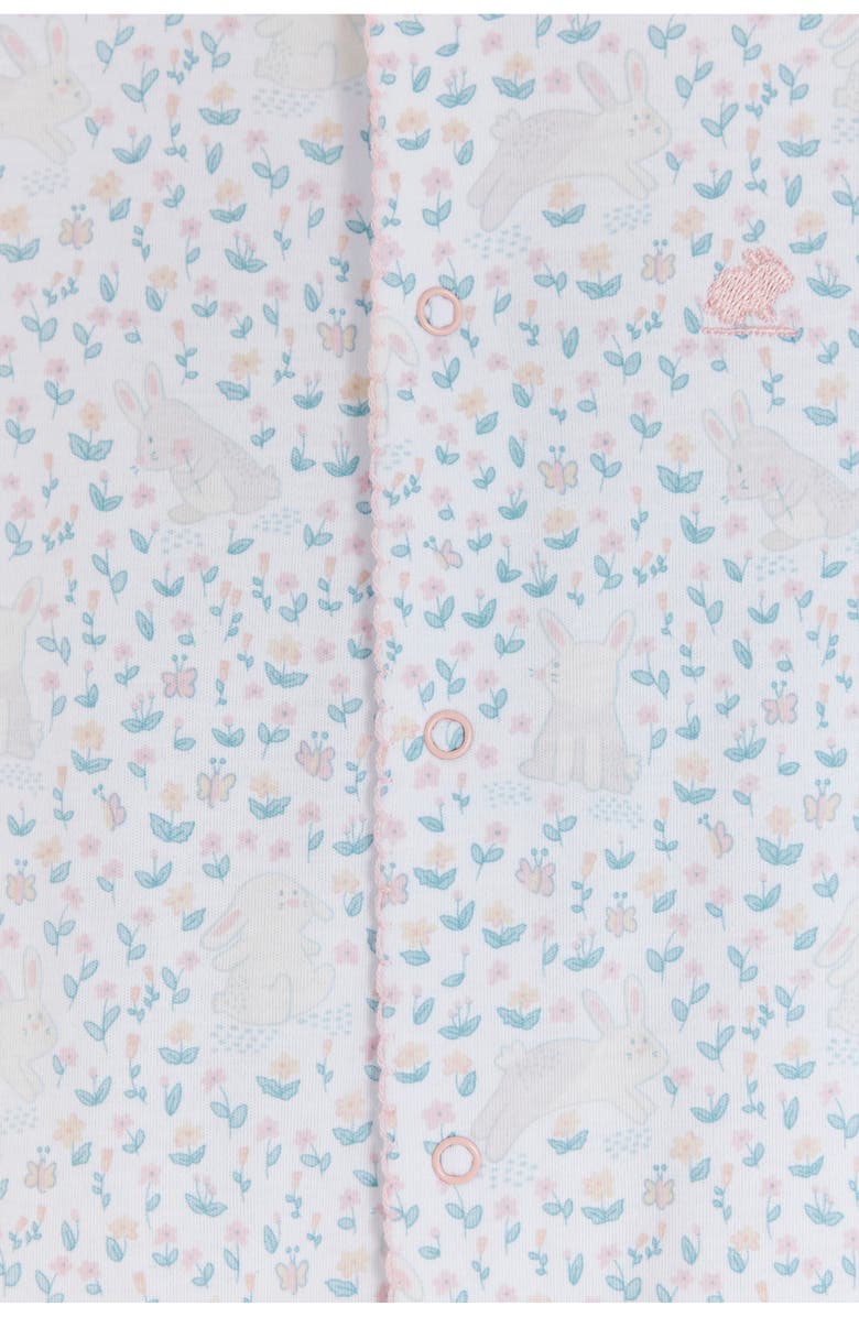 Babycottons Caramel Front-Snap Footie for Infant, Alternate, color, Full-Print