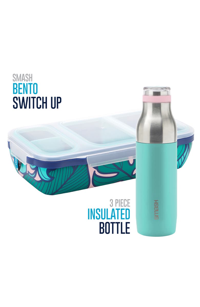 SMASH Switch Up Lunch Box with 16.9 fl oz Bottle, Alternate, color, Multicolored