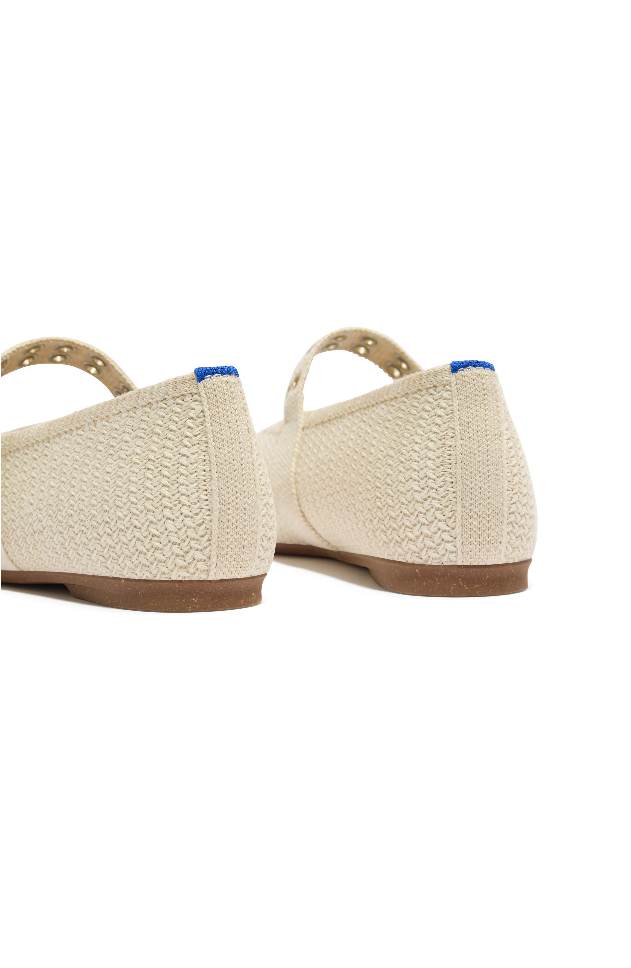 Rothy's The Max Buckle Mary Jane Flat, Alternate, color, Cream Woven