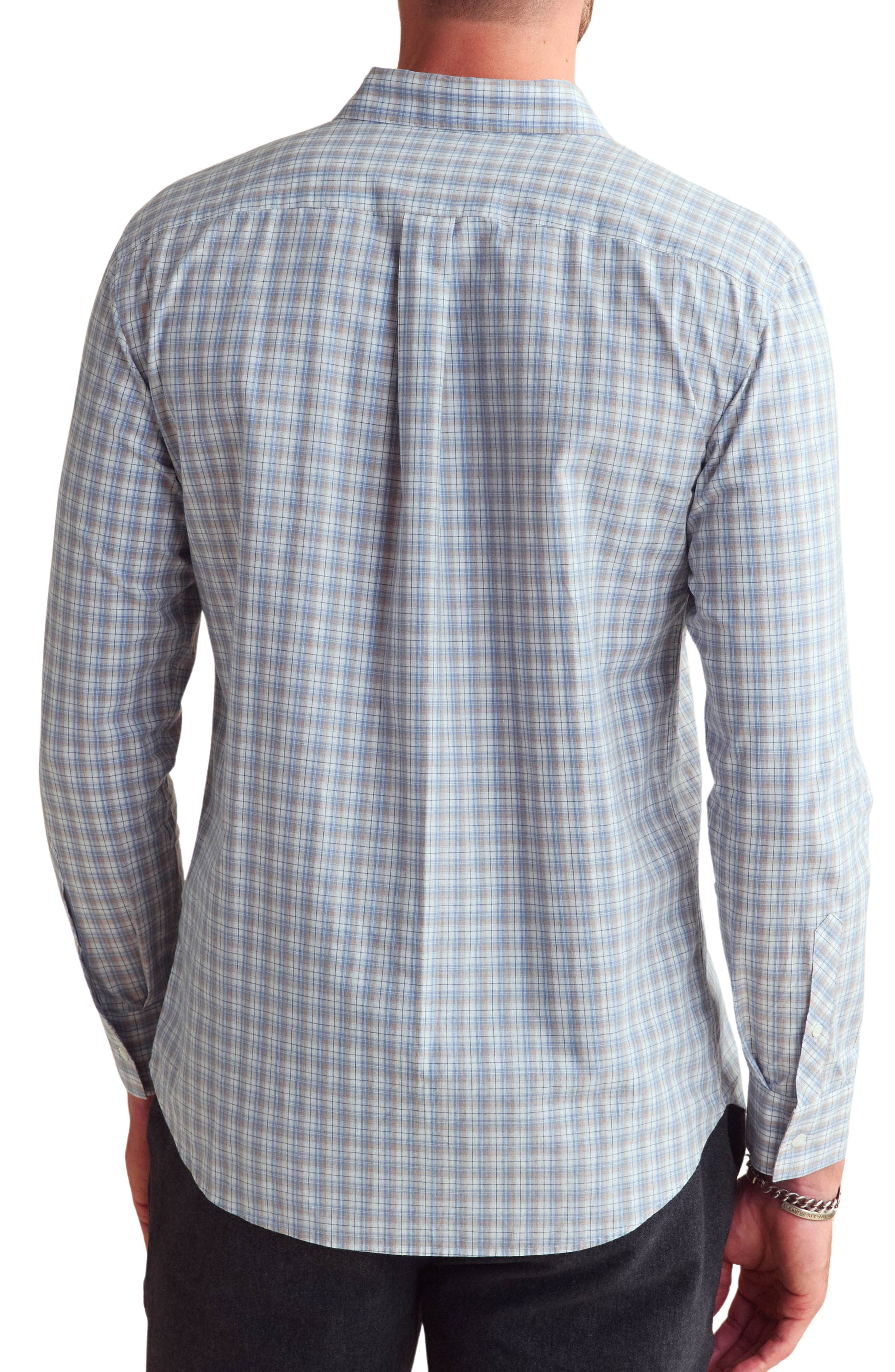 Classic Fit Plaid Button-Up Shirt - image 2