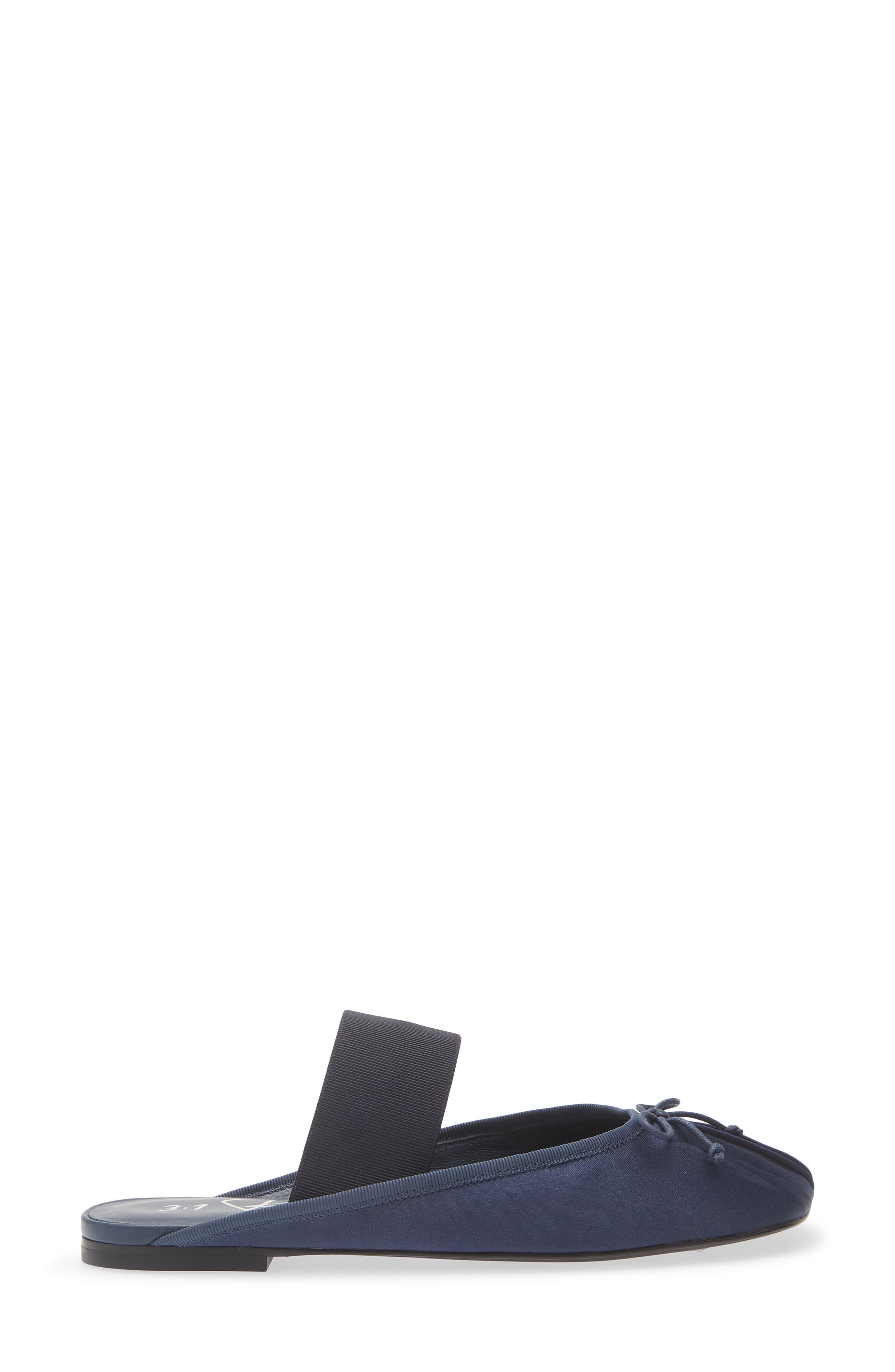 Ballerina Mule, Alternate, color, MIDNIGHT