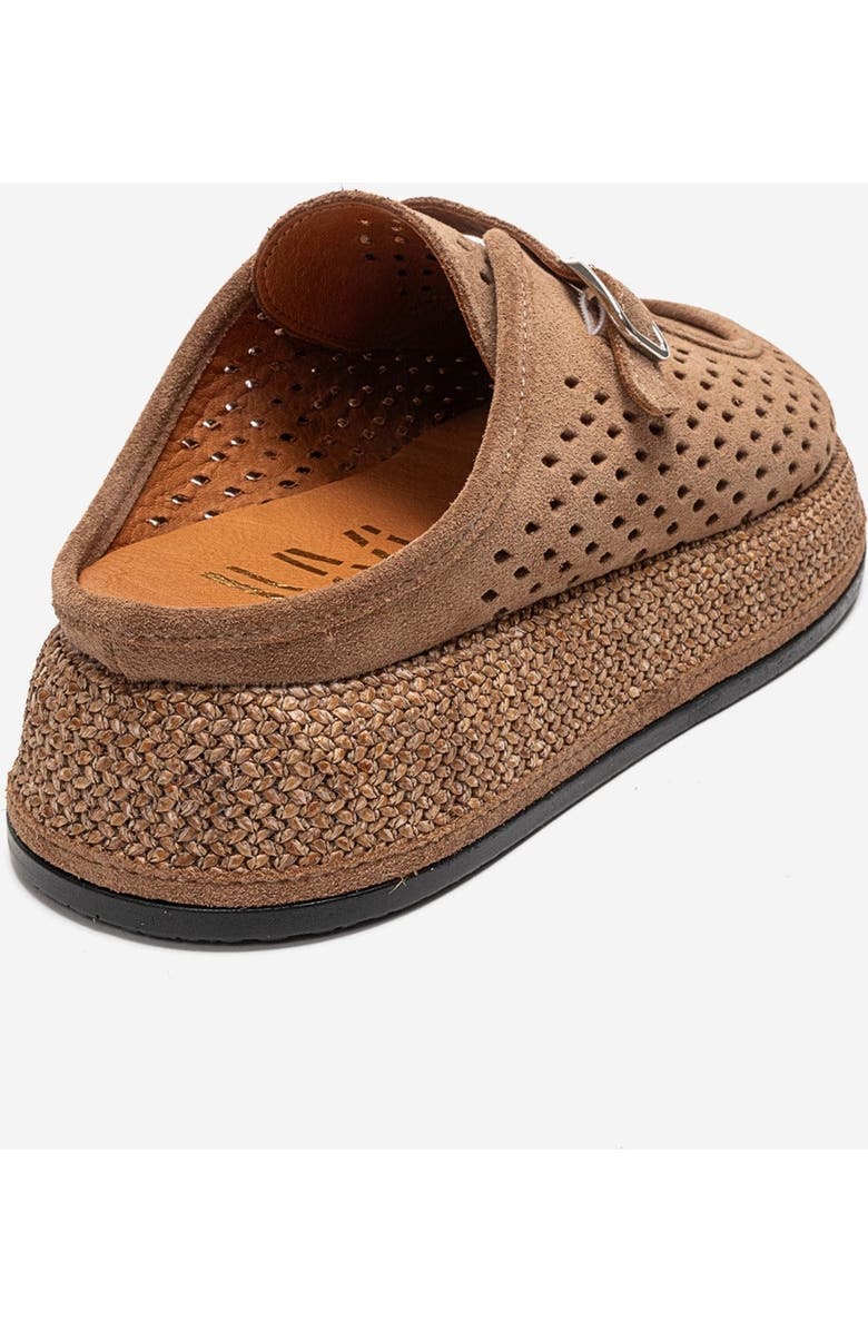 Forever & Always Shoes Vone Leather Mule, Alternate, color, Cognac Suede