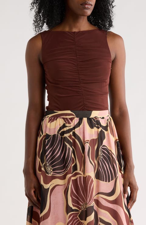 Ruched Front Tank