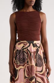 DR2 by Daniel Rainn Ruched Front Tank