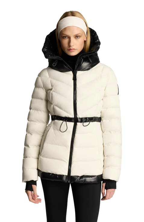 Everlong Lightweight Herringbone Quilted Puffer with Lustre Detailing