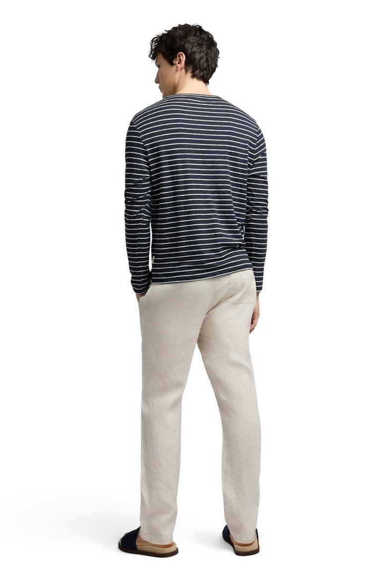 Pigment Dye Linen Pull On Pant, Alternate, color, Bone
