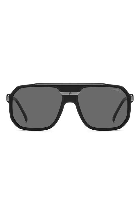 60mm Polarized Oversize Aviator Sunglasses