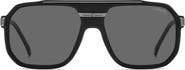 Carrera Eyewear 60mm Polarized Oversize Aviator Sunglasses