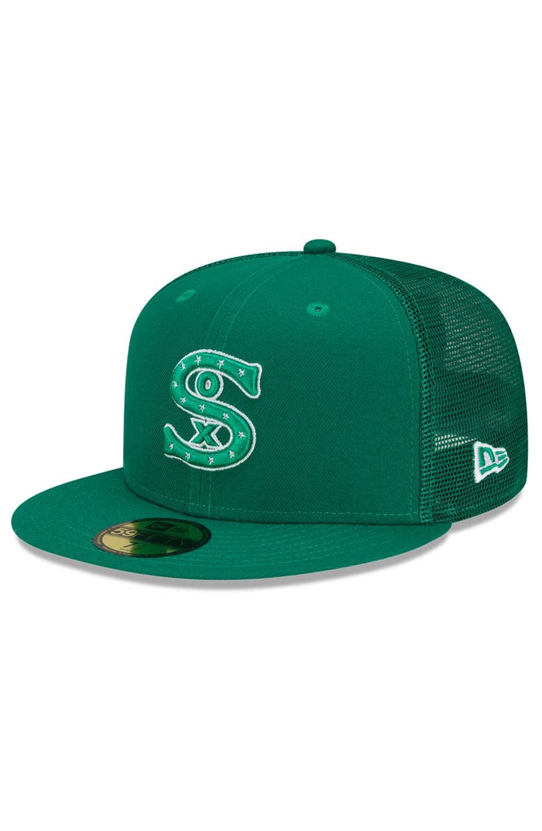 New Era Men's New Era Green Chicago White Sox 2022 St. Patrick's Day 59FIFTY Fitted Hat, Alternate, color, Green