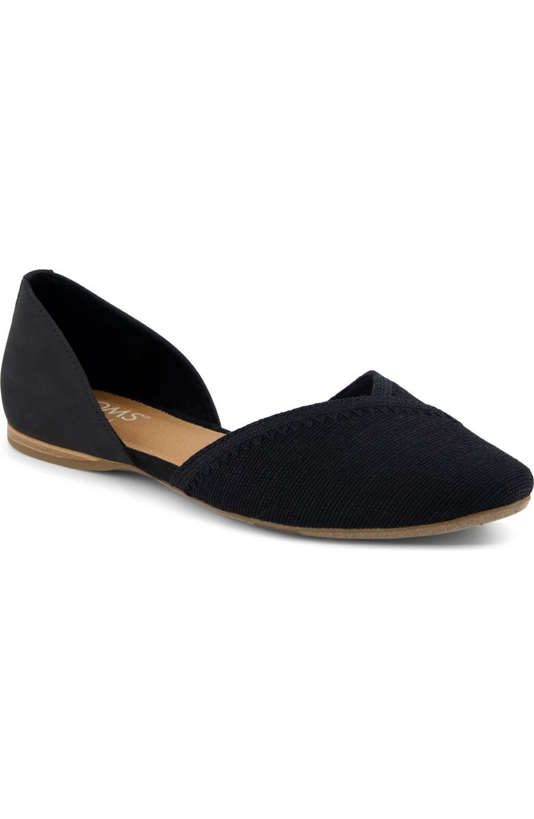 TOMS d'Orsay Flat, Main, color, Black