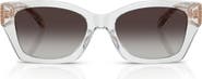 COACH 54mm Gradient Rectangular Sunglasses
