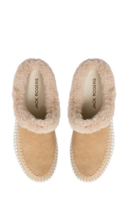 Jack Rogers Josie Faux Fur Sneaker In Gold