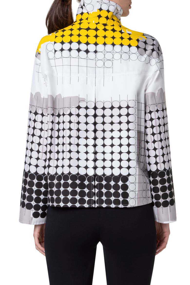 Skyscraper Techno Taffeta Jacket, Alternate, color, CREAM-TIN-YELLOW