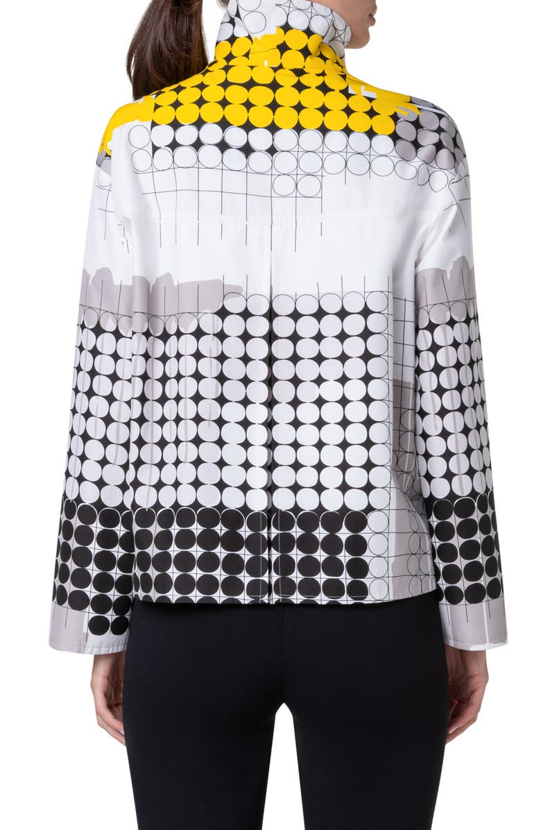 Akris punto Skyscraper Techno Taffeta Jacket, Alternate, color, 