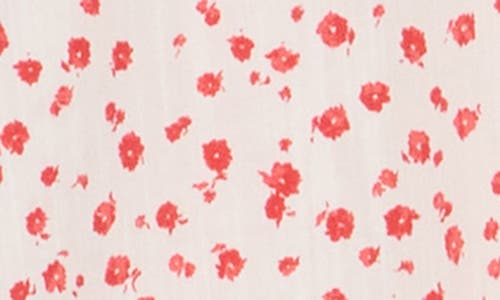Abound Printed Minidress In Ivory- Red Mina Floral