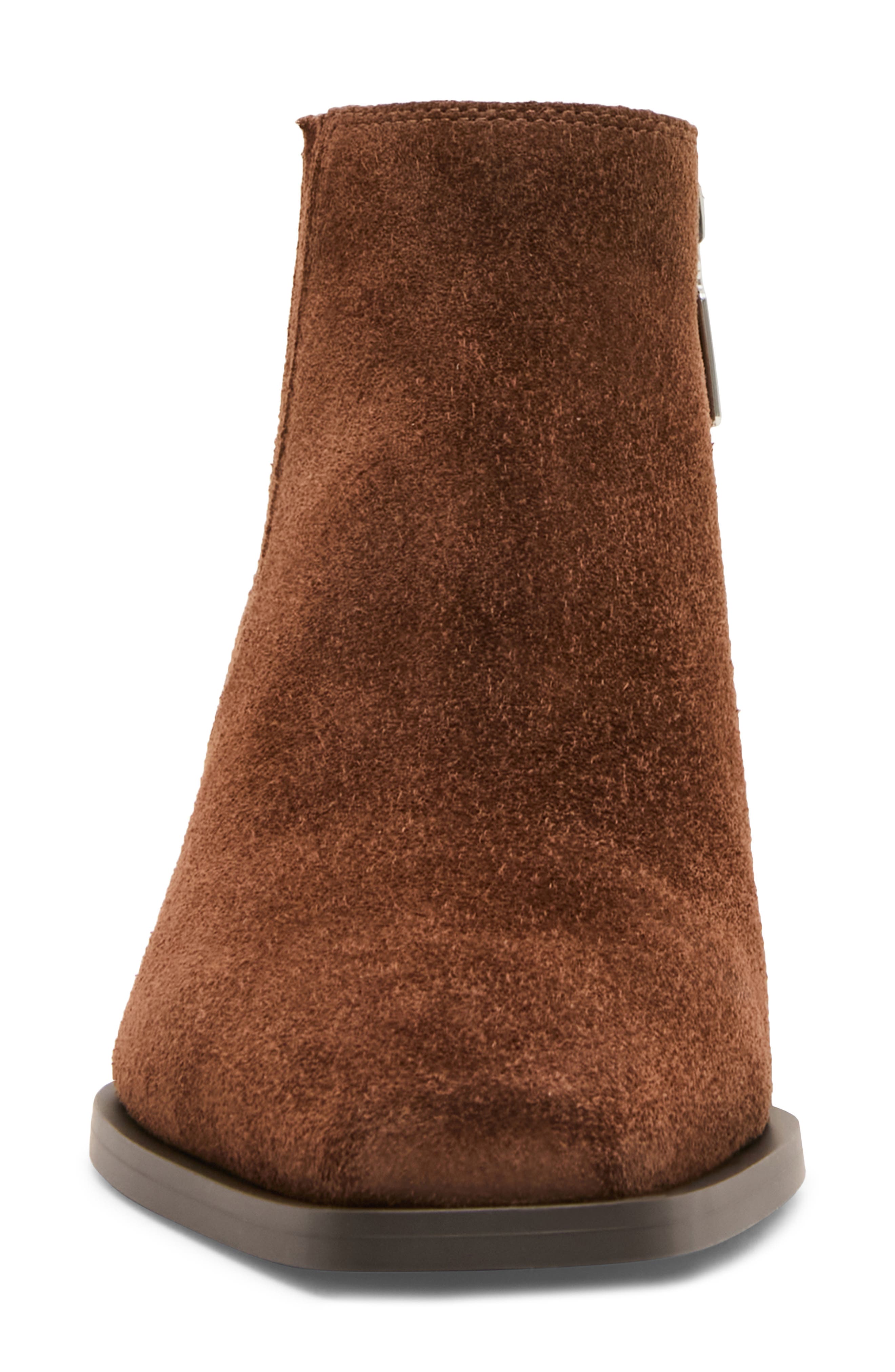 Dessie Waterproof Bootie, Alternate, color, CHOCOLATE SUEDE