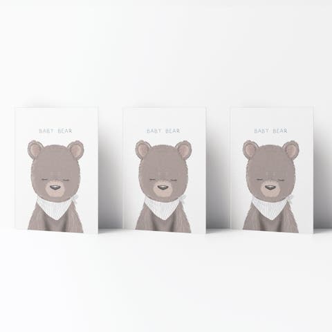 New Baby Greeting Card Pack (3ct) "Baby Bear"