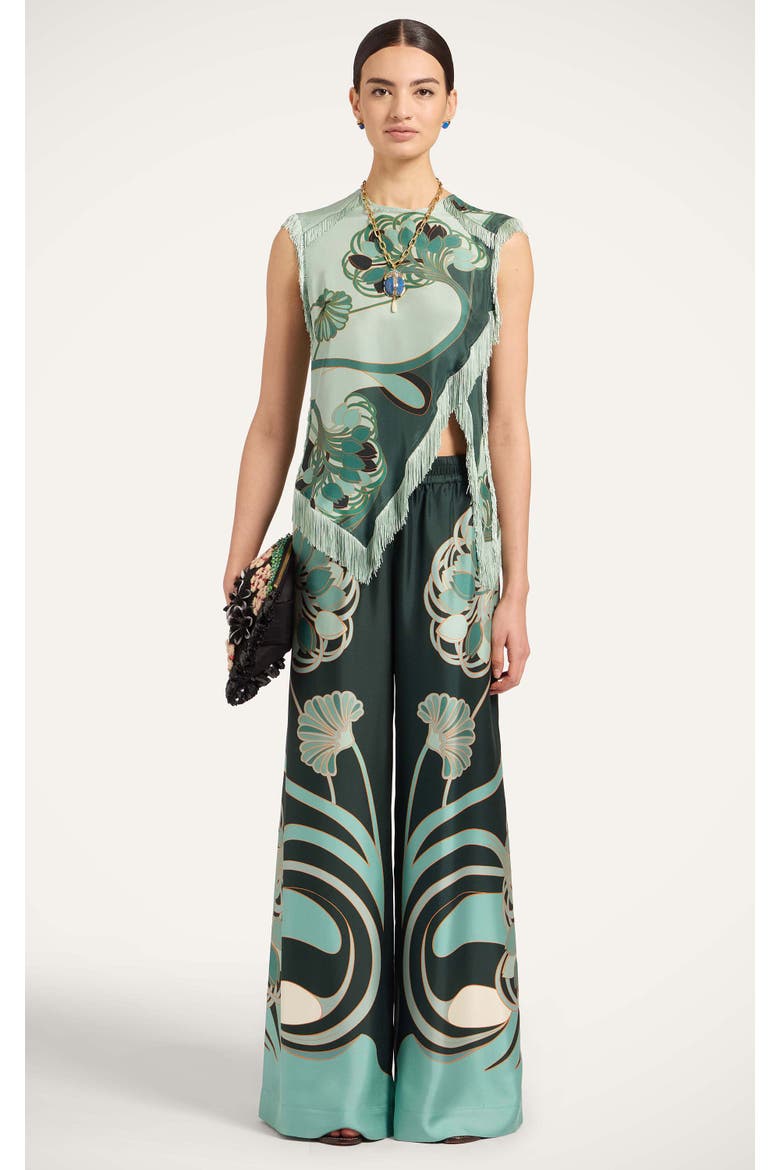 Palazzo Pants, Main, color, Blooming Tulip Dark Green