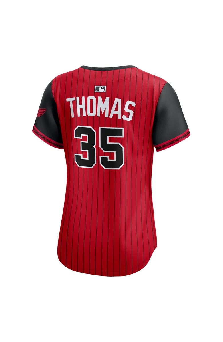 Nike Women's Nike Frank Thomas Red/Black Chicago White Sox 2025 City Connect Limited Retired Player Jersey, Alternate, color, Red