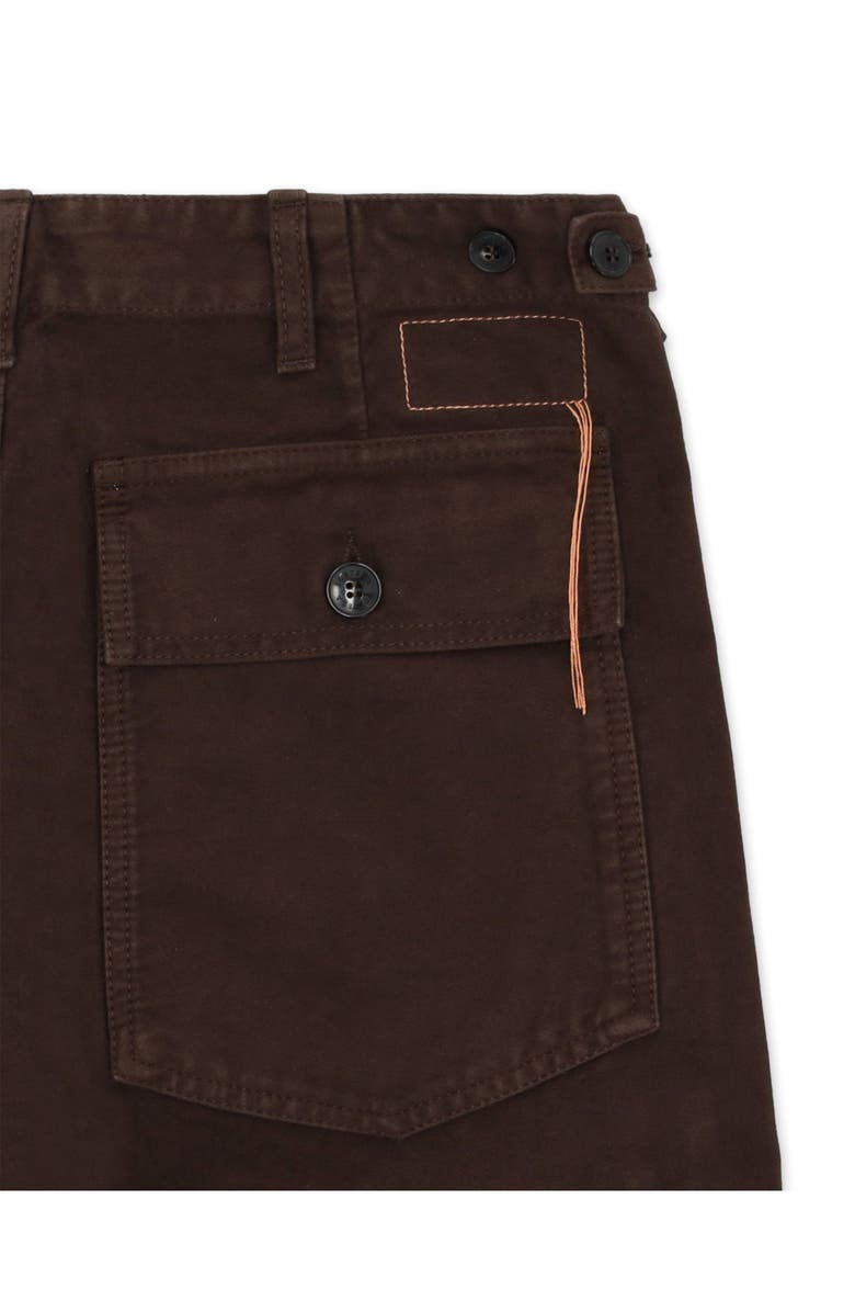 Fortela Wnewfatigue Moleskin Fatigue Trousers, Alternate, color, Dark Brown
