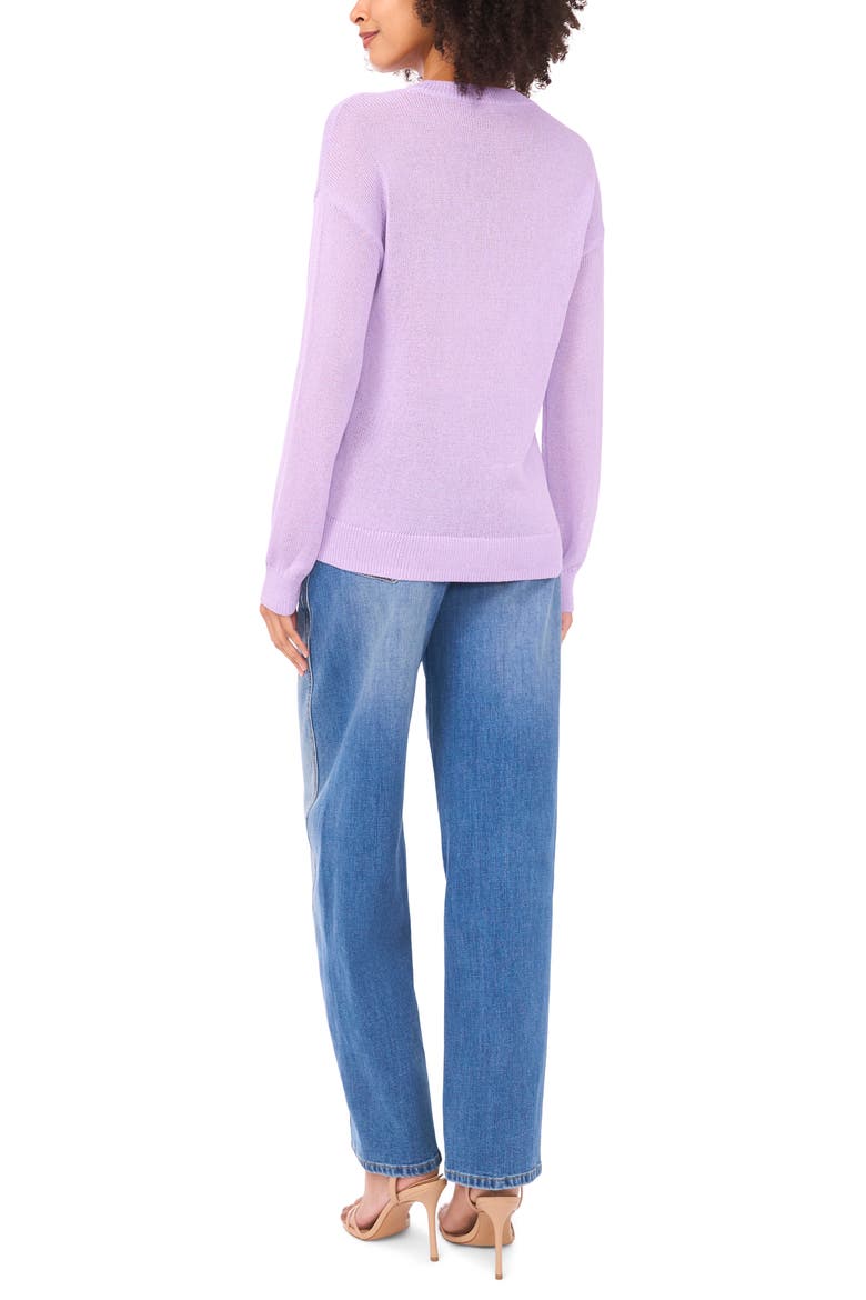 Crewneck Sweater, Alternate, color, MYSTIC PURPLE