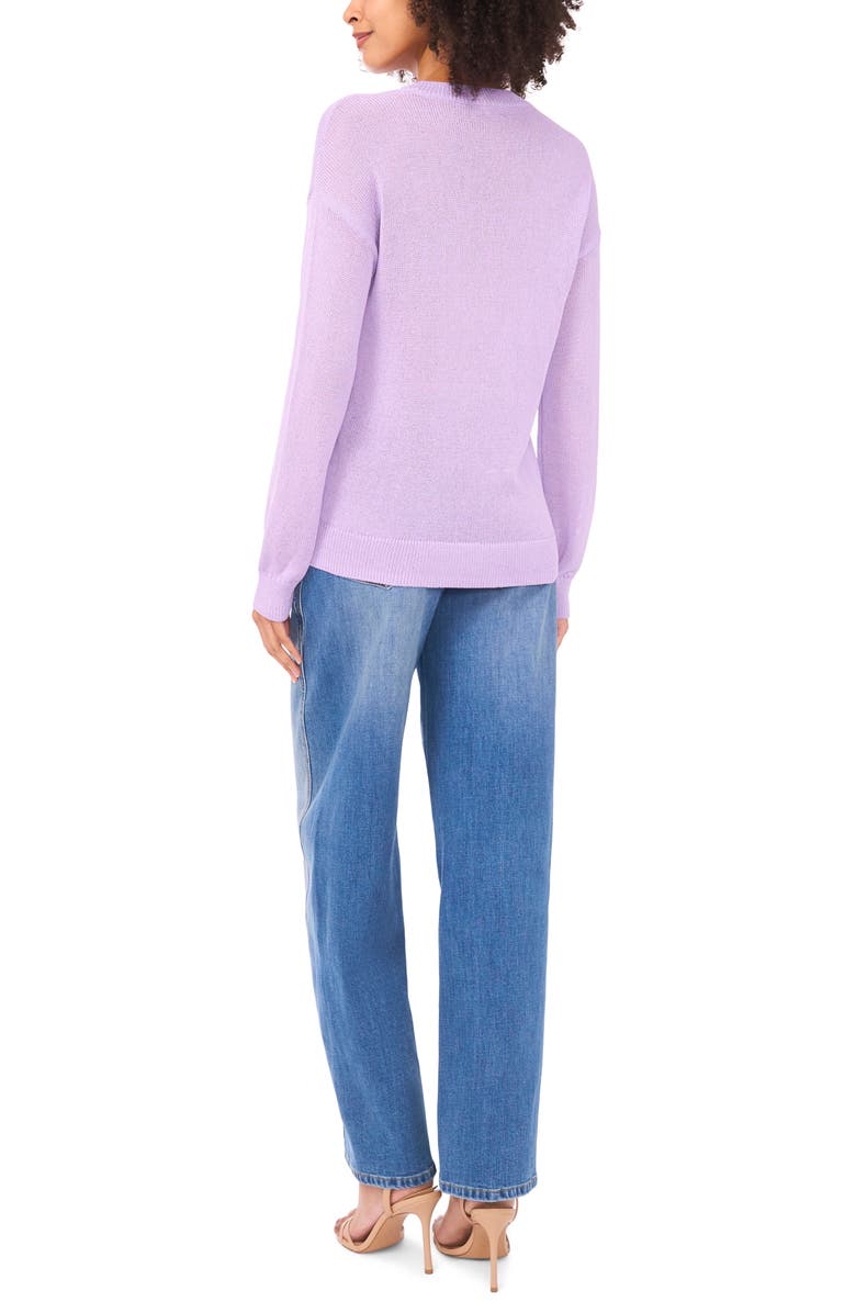 Vince Camuto Crewneck Sweater, Alternate, color, Mystic Purple