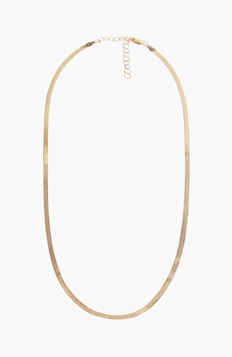Kinn Carter Herringbone Chain Necklace, Main, color, 16-18 Inch