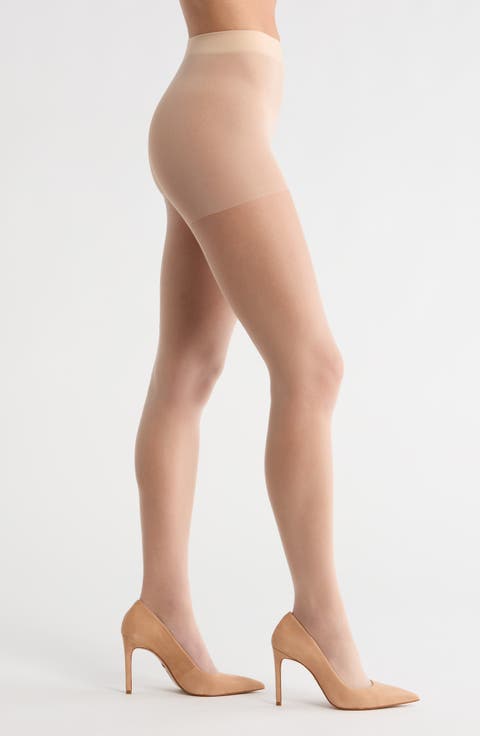 Sheer Back Seam Tights (Regular & Plus)