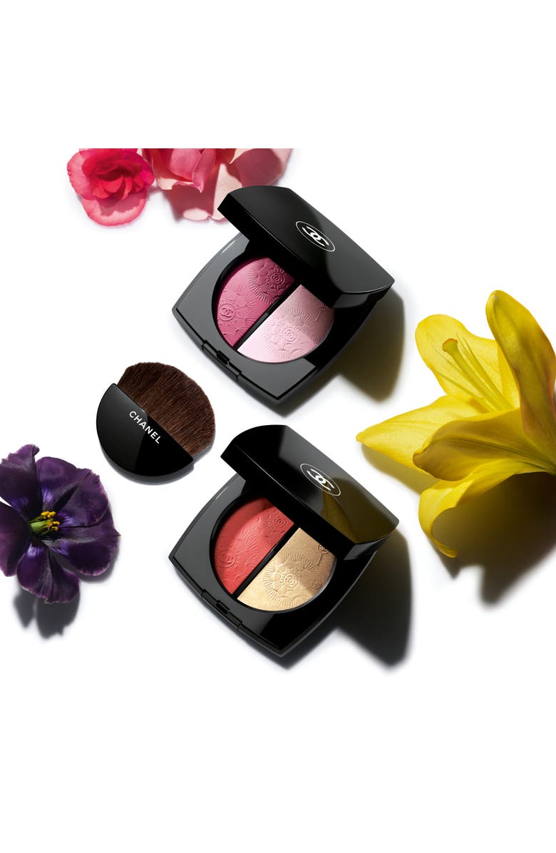 CHANEL Blush & Highlighter Compact, Alternate, color, Gold And Peach